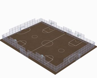 Ограждение спортивной площадки