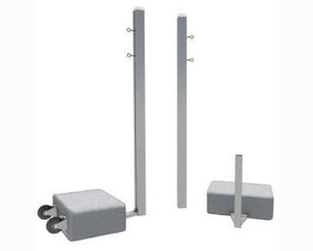 Стойки бадминтонные мобильные (алюминиевые)