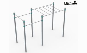 Воркаут рукоход с турниками