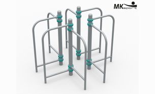 Воркаут брусья крестовые