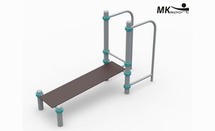 Воркаут лавка для пресса с брусьями