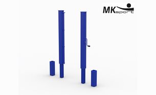 Стойки теннисные со скрытым механизмом натяжения(80x80)