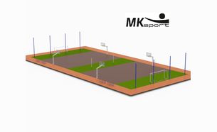 Спортивная пришкольная площадка