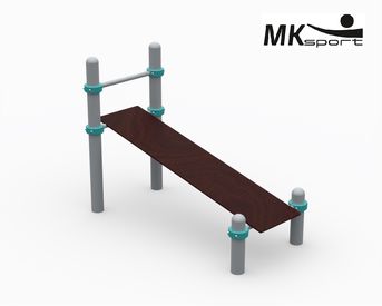 Наклонная скамья для пресса воркаут