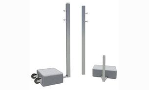 Стойки бадминтонные мобильные (алюминиевые)