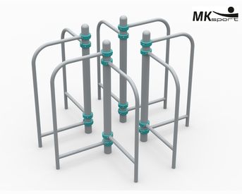 Воркаут брусья крестовые