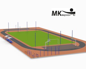 Типовой пришкольный стадион