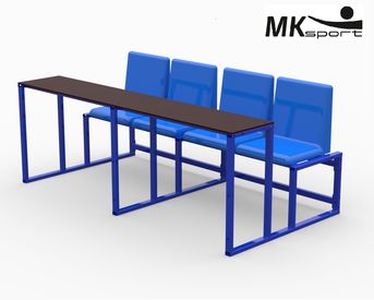 Скамья со столом для судей