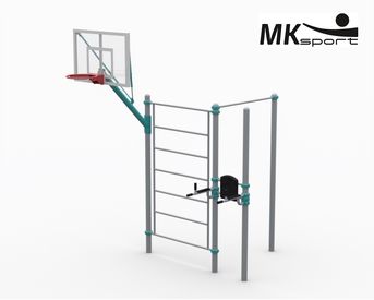 Воркаут Спортивный комплекс со щитом МКВ-40