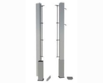 Теннисные стойки стационарные (алюминиевые)