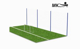 Опоры для заградительной сетки за футбольными воротами