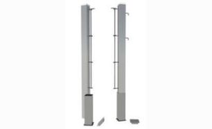 Теннисные стойки стационарные (алюминиевые)