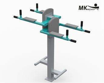 Уличный тренажер Пресс-брусья двойные