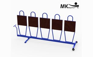 Стенка футболистов 180см с тележкой