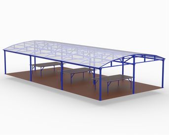 Навес для теннисных столов
